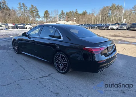 2022 Mercedes-Benz S 580 4Matic z USA, uszkodzony, nr VIN W1K6G7GB8NA100778